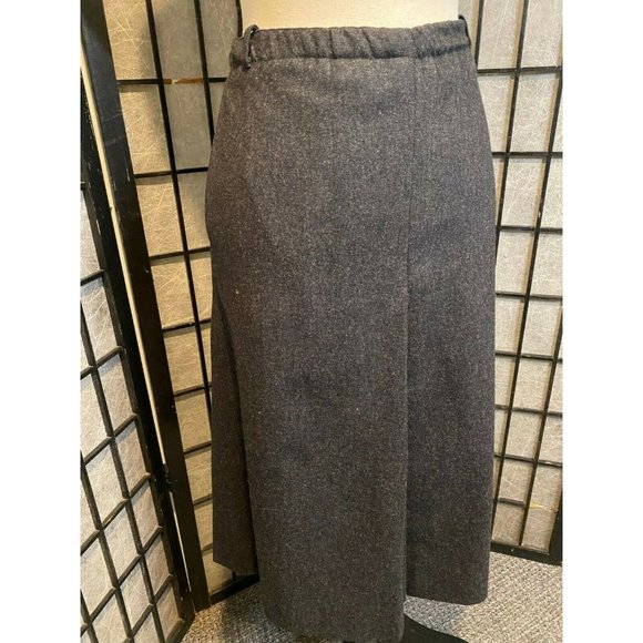 Vintage TICA Wool Mid Length Full Coverage Wool Skirt SIZE 14 - Picture 5 of 7